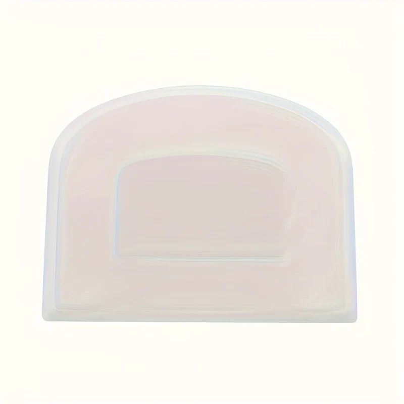 1pc Multifunctional Silicone Spatula - Dual-Ended Scraping Tool for Baking, Soft & Semi-Hard Dough, Cakes, Cream - Ergonomic Handle, Durable Kitchen Utensil for Professional & Home Use, Cake Decorating Tools, Ergonomic Spatula Design, Flexible Spatul