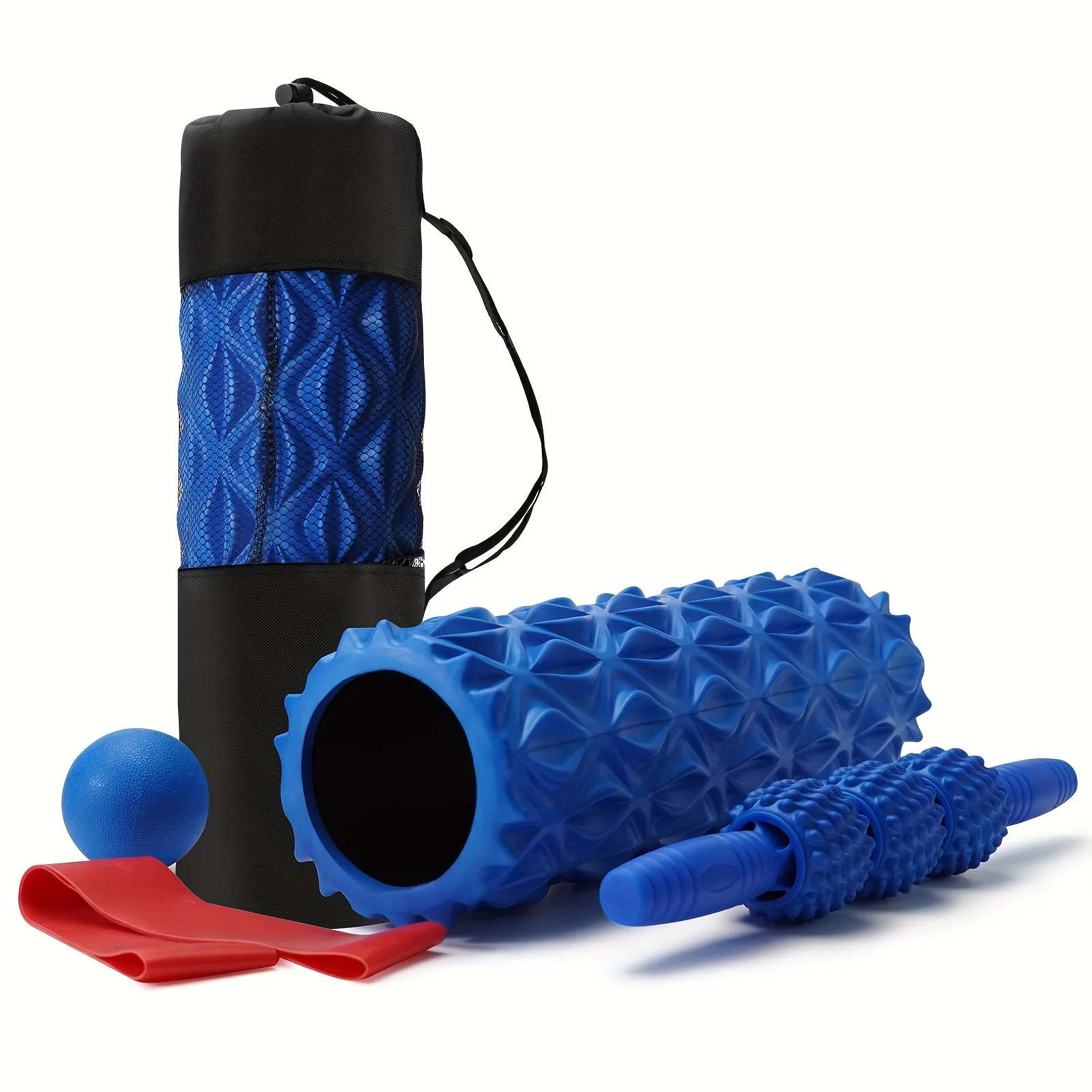 5-in-1 Foam Roller Set For Deep Tissue Massage, Muscle Improved Mobility, High-Density Back Roller For Whole Body Relieves Muscle Pain Muscle Massage